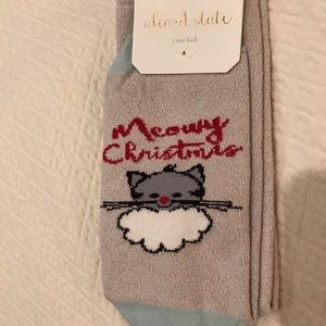 Altar'd State Other - Altar’d State Christmas cat socks Altar'd State Other - Altar’d State Christmas cat socks